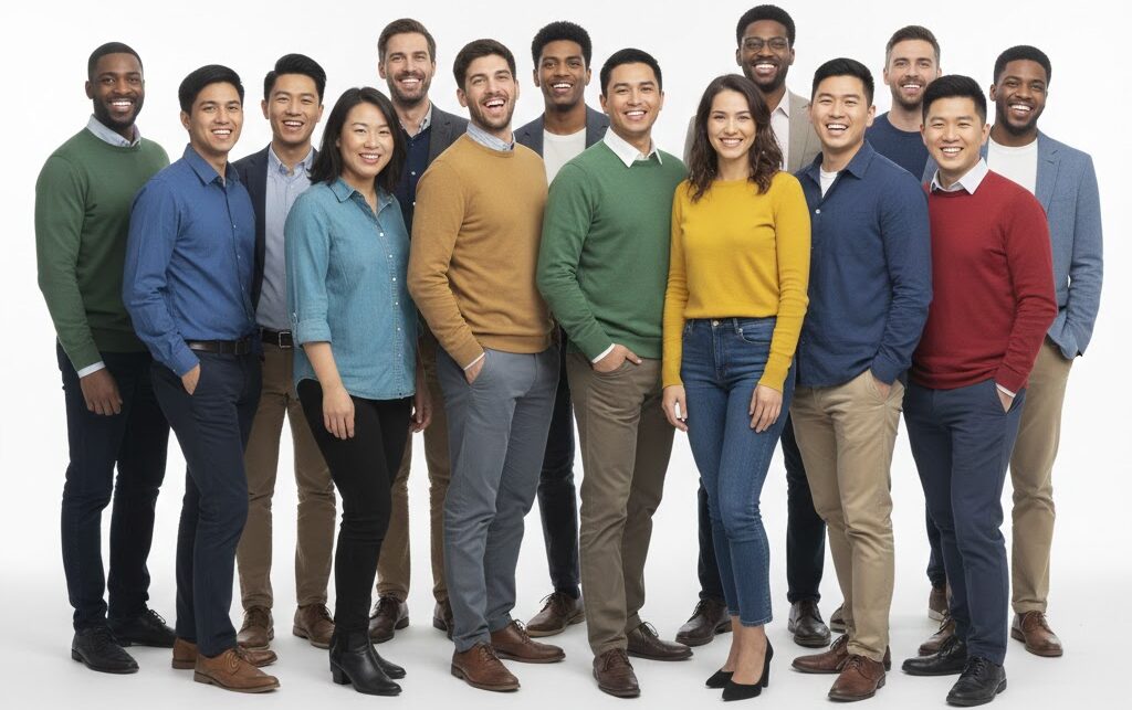 diverse people using mediterranean diet