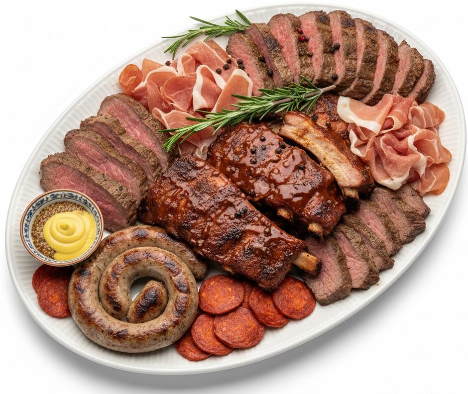 plate of food for high protein diet