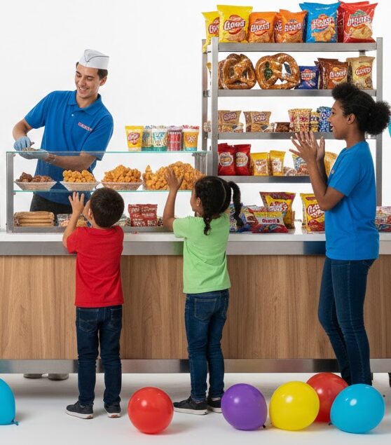junk food at concession stand