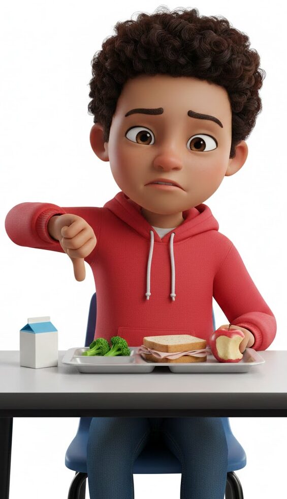 thumbs down for the school lunch program